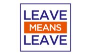 Leave Means Leave logo